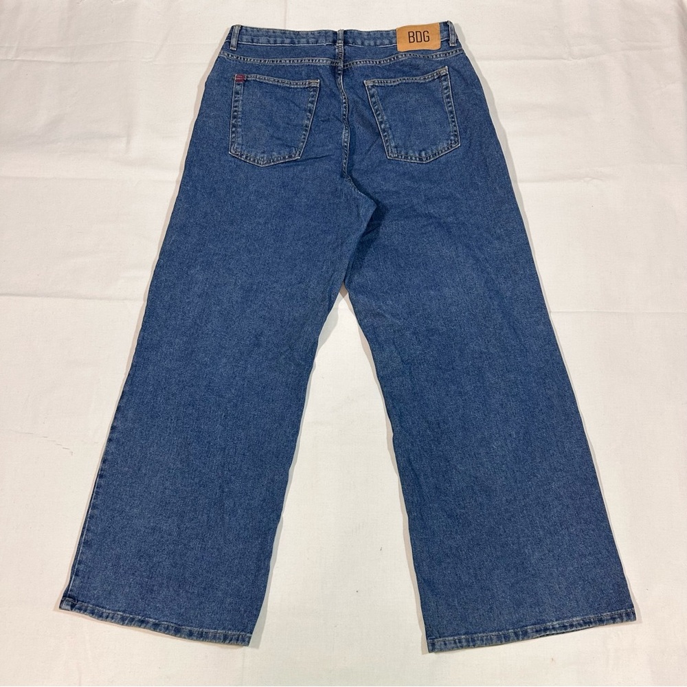 BDG Urban Outfitters Mens 31-32x29.5 Wide Leg Baggy Jeans Grunge Skater Y2K EUC - Picture 6 of 7